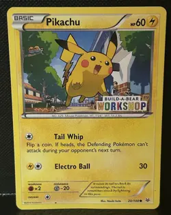 Pokemon TCG Pikachu Build-A-Bear Workshop Promo 20/108 Promo Promo - Image 1