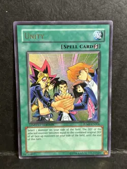JUMP-EN006 Unity Ultra Rare Limited Edition LP/MP Yugioh Card - Image 1