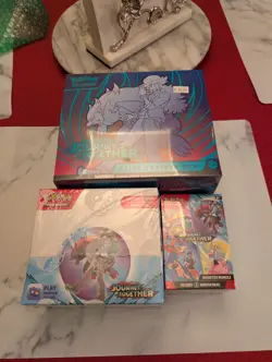 Sealed Journey Together Pokemon lot! Booster box & bundle + ETB 51 Packs Total! - Image 1