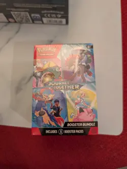 Sealed Journey Together Pokemon lot! Booster box & bundle + ETB 51 Packs Total! - Image 4