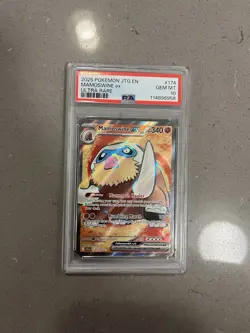 PSA 10 GEM MINT Mamoswine Ex 174/159 FULL ART HOLO RARE Pokemon Card - Image 1