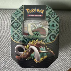 Paldean Fates Great Tusk ex Tin - Pokemon TCG - New Sealed - Image 1