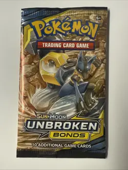 Pokemon Sun And Moon Unbroken Bonds Booster Pack Sealed NEW - Image 2