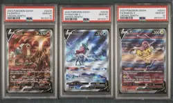 Pokemon Sequential Set Entei V, Suicune V, Raikou V PSA 10 English - Image 1