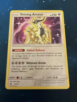 Pokemon TCG Shining Arceus Holo Card 57/73 Legends Series Nm - Image 1