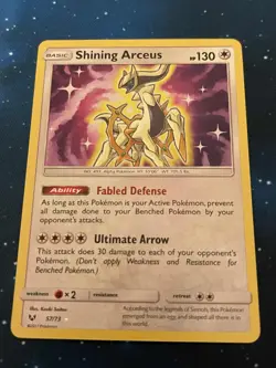 Pokemon TCG Shining Arceus Holo Card 57/73 Legends Series Nm - Image 4
