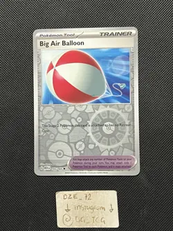 Pokemon ENGLISH - 151 - Big Air Balloon - 155/165 - Reverse Holo - M/NM - Image 1