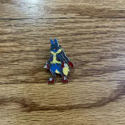 Pokemon TCG Pin- Mega Lucario 2014 - Image 1