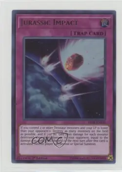 Jurassic Impact 1st Ed. YuGiOh Battles of Legends: Light's Revenge d4e - Image 1