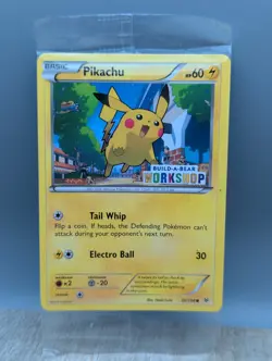 Pikachu Build-A-Bear Workshop stamped Promo 20/108 Pokemon Card - Image 1