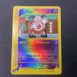Pokemon Aquapolis Mr. Mime Reverse Holo 95b/147 NM - Image 1
