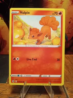 2021 Pokemon Fusion Strike Vulpix #028 - Image 1