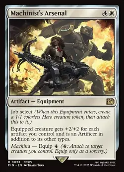 MTG RARE REGULAR - MACHINIST'S ARSENAL 0023 (FIN) FINAL FANTASY - Image 1
