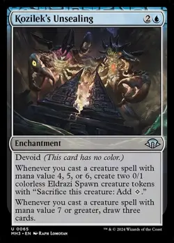 MTG UC REGULAR KOZILEK'S UNSEALING 0065 - Modern Horizons 3 (MH3) NM - Image 1