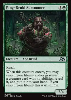 MTG UC FOIL - FANG-DRUID SUMMONER 0163 (DFT) AETHERDRIFT - Image 1