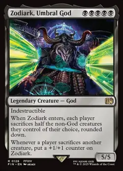 MTG RARE REGULAR - ZODIARK, UMBRAL GOD 0128 (FIN) FINAL FANTASY - Image 1