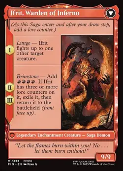 MTG MYTHIC REGULAR - CLIVE, IFRIT'S DOMINANT 0133 (FIN) FINAL FANTASY - Image 2