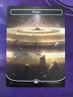 MTG Magic The Gathering Plains 491 Galaxy Foil - Image 1