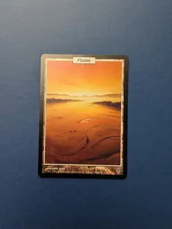 MTG Plains - Full Art Unhinged Regular #136/140 - NM - Image 1