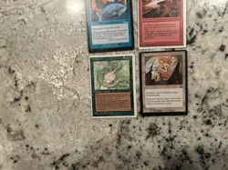 Mtg Miscut Cards x4 Magic the Gathering Miscut Card OffCenter Out Of Print - Image 2