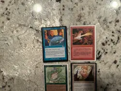 Mtg Miscut Cards x4 Magic the Gathering Miscut Card OffCenter Out Of Print - Image 3