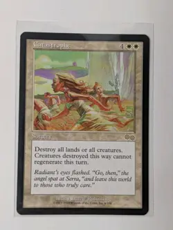 Catastrophe #6/350 - Urza's Saga - MTG Magic: The Gathering - Light Play - Image 1