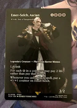 MTG Final Fantasy(Through The Ages) EMET-SELCH, ACIAN (K'rrik Son Of Yawgmoth)NM - Image 1