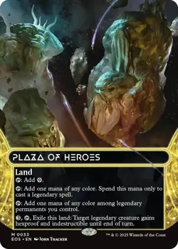 NM Borderless Plaza of Heroes, MTG, Edge of Eternities, Magic the Gathering, 33 - Image 1