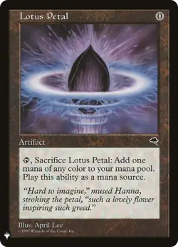 Lotus Petal - TMP Reprint (PLST) The List - NM - Image 1