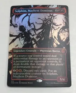 Solphim, Mayhem Dominus (Showcase) Phyrexia: All Will Be One Foil - Image 1