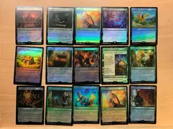 Final Fantasy Mtg Foil Commons/Uncommons Lot of 15 Cards - Image 1