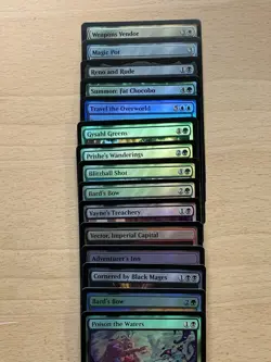 Final Fantasy Mtg Foil Commons/Uncommons Lot of 15 Cards - Image 2