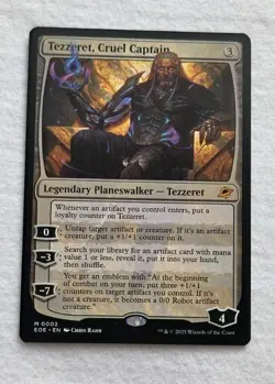 Tezzeret, Cruel Captain - Magic the Gathering - Edge of Eternities (EOE) Mythic - Image 1