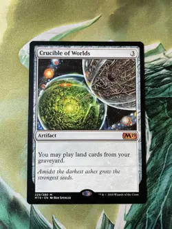 Crucible Of Worlds M/NM Magic: The Gathering MTG Core Set 2019 M19 - Image 1