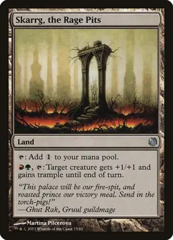 MTG Skarrg, the Rage Pits DD: Heroes vs Monsters U 73/81 (LIGHTLY PLAYED) - Image 1