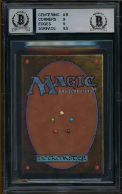 1993 Magic The Gathering BETA Swamp #296 Dan Frazier Signed BGS 9 AUTO 9 - Image 2