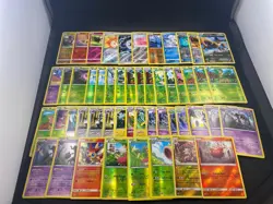 50 CARD POKEMON HOLOS AND REVERSE HOLO RARE LOT - Image 1