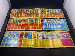 50 CARD POKEMON HOLOS AND REVERSE HOLO RARE LOT - Image 1