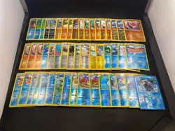 50 CARD POKEMON HOLOS AND REVERSE HOLO RARE LOT - Image 1