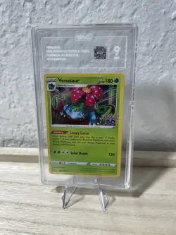 Venusaur 2022 Pokemon Sword & Shield Pokemon GO #003/078 Holographic TAG 9 - Image 1