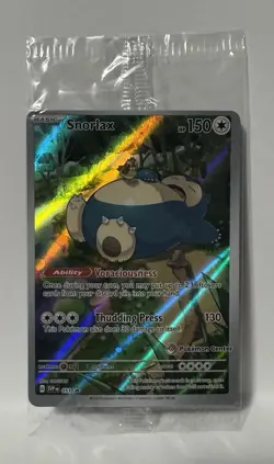 Snorlax #51 Scarlet & Violet: 151 Pokemon Center Stamped Black Star Promo SEALED - Image 1