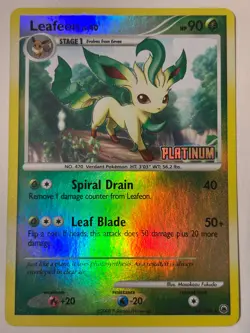 Leafeon Reverse Holo Stamped Rare Pokemon Card DP5 Majestic Dawn 24/100 LP - Image 1