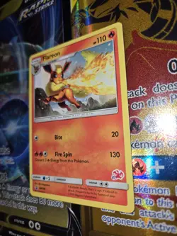 Flareon Promo SM186 Stamped Charizard #27 NM Battle Academy pokemon tcg - Image 2