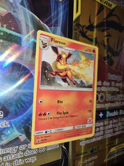 Flareon Promo SM186 Stamped Charizard #27 NM Battle Academy pokemon tcg - Image 3