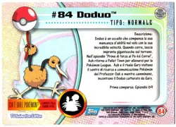 DODUO #84 CROMO / CARD POKEMON TRADING CARDS 1999-2000 TOPPS - Image 2