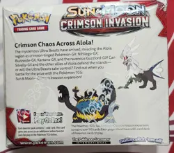 Pokemon Sun and Moon Crimson Invasion Booster Box Card Game - 16381249 - Image 3