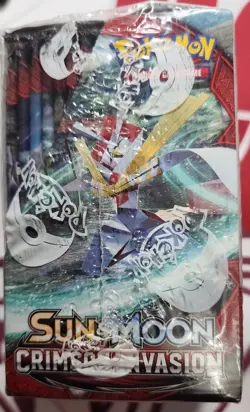 Pokemon Sun and Moon Crimson Invasion Booster Box Card Game - 16381249 - Image 5