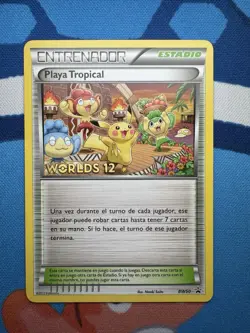 Pokemon Spanish Tropical Beach 2012 World Championships Promo NM/LP - Image 1