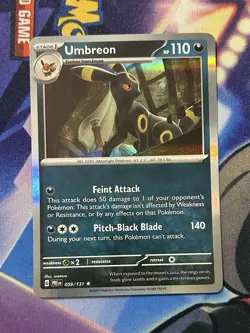 Umbreon 59/131 Holo Prismatic Evolutions Pokemon PACK FRESH MINT CONDITION - Image 1