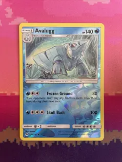 Pokemon Card Avalugg Forbidden Light Holo Rare 30/131 Near Mint - Image 1